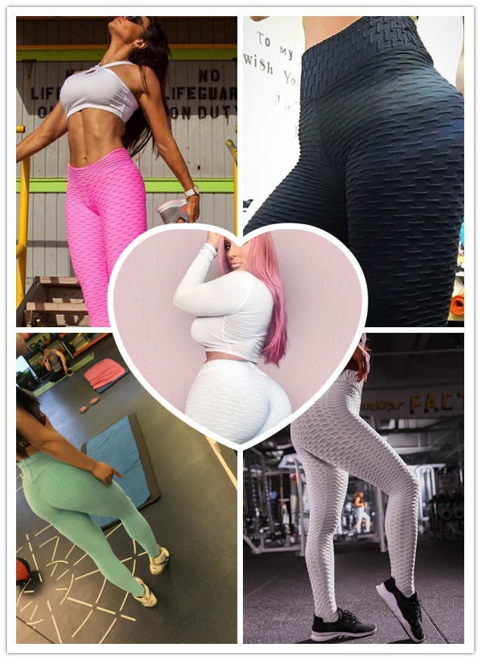 Workout Booty Lifting Anti Cellulite Scrunch Leggings