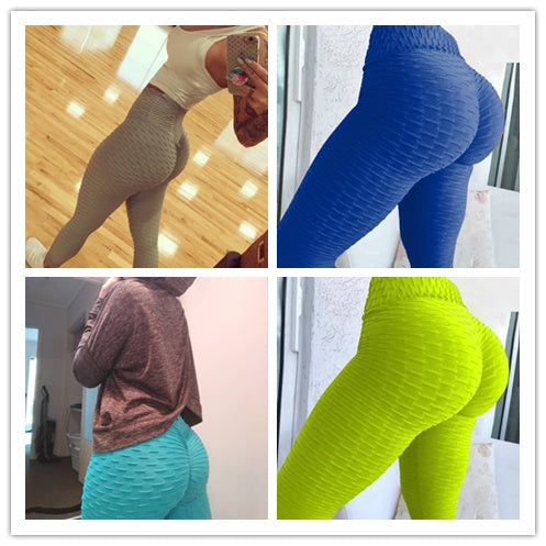Workout Booty Lifting Anti Cellulite Scrunch Leggings