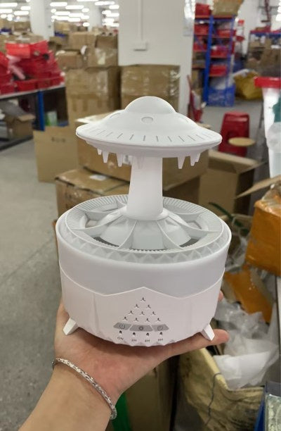 UFO Rain Drop Ultrasonic Humidifier – Essential Oil Diffuser for Home & Office